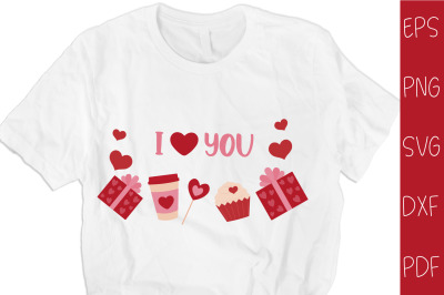 Valentines sublimation. Valentines T- shirt design