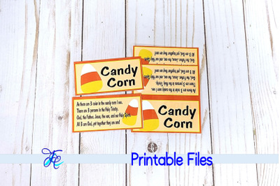 Candy Corn Bag Topper