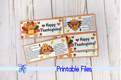 Happy Thanksgiving Blessing Mix Bag Topper