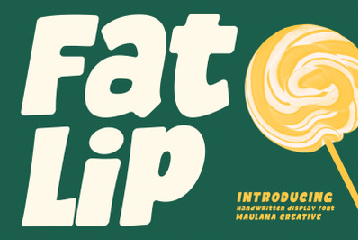 Fatlip Handwritten Display Font