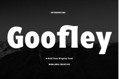 Goofley Display Sans Retro Font