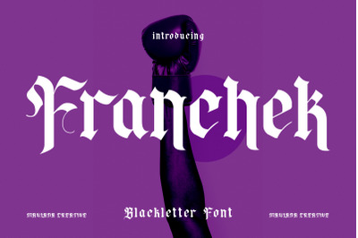 Franchek Modern Blackletter Font