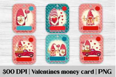 Valentines money card bundle | Money card holder printable