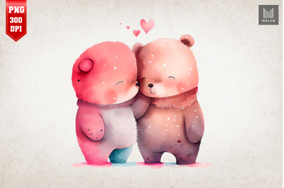 Lovely Couple Bear Valentine&#039;s Day