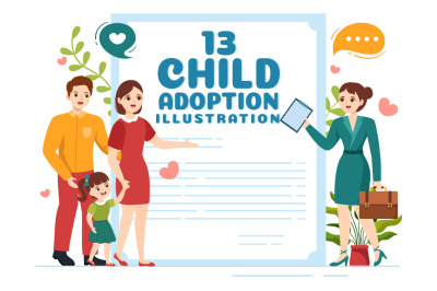 13 Child Adoption Agency Illustration