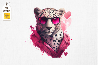 Badass Gangster Leopard Valentine&#039;s Day