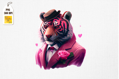 Badass Gangster Tiger Valentine&#039;s Day