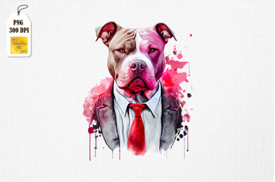 Badass Gangster Pitbull Valentine&#039;s Day