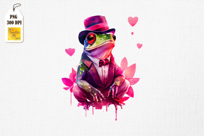 Badass Gangster Frog Valentine&#039;s Day