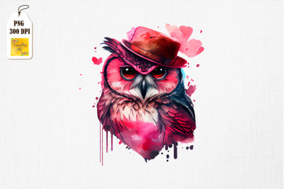 Badass Gangster Owl Valentine&#039;s Day