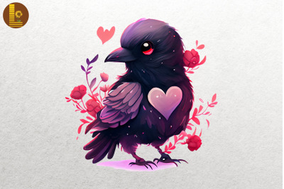 Lovely Cute Baby Raven Valentine&amp;&23;039;s Day