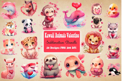 Kawaii Animals Bundle-20 Designs-221224