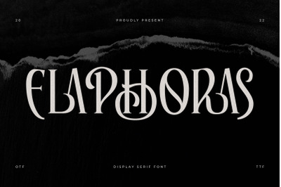 ELAPHORAS Typeface