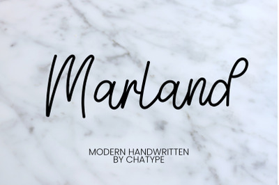 Marland font