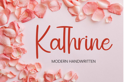 Kathrine font