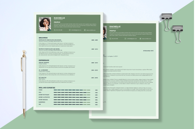 Modern Resume &amp; Cover Letter Template