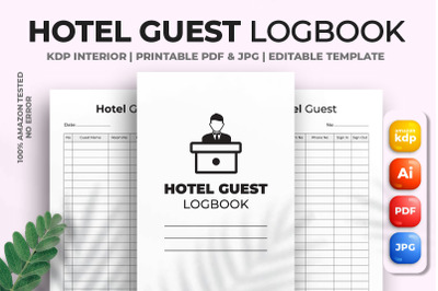 Hotel Guest Logbook KDP Interior