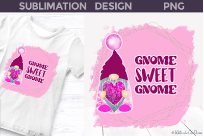 Gnome Valentines Day Sublimation