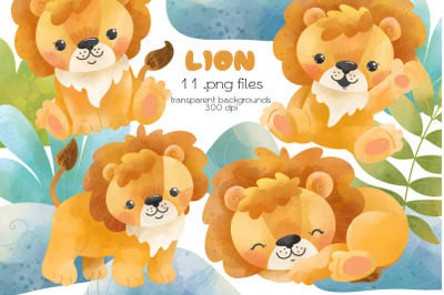 Lion Clipart - PNG Files