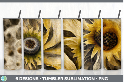 Sunflower Tumbler Sublimation Bundle