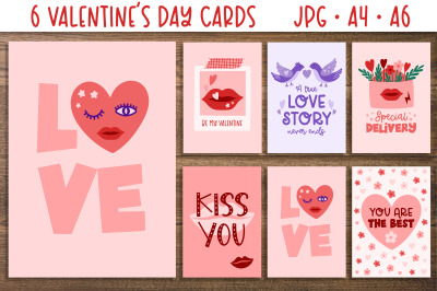 Printable Valentine&#039;s Day Cards / Be My Valentine