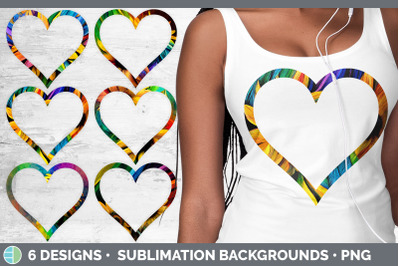 Rainbow Sunflower Heart Frame Clipart