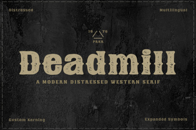 Deadmill - Wild West Serif