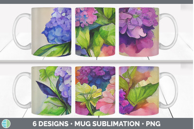 Hydrangea Mug Sublimation