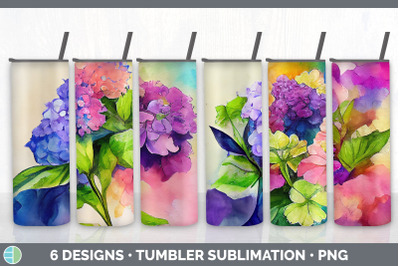 Hydrangea Tumbler Sublimation Bundle