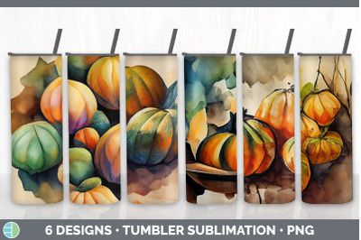 Fall Pumpkins Tumbler Sublimation Bundle