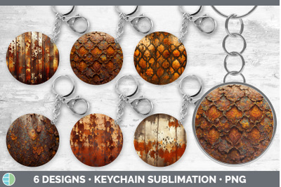 Rust Keychain Bundle | Keyring Sublimation Designs