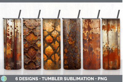 Rust Tumbler Sublimation Design Bundle