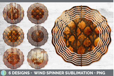 Rust Wind Spinner | Sublimation Designs Bundle