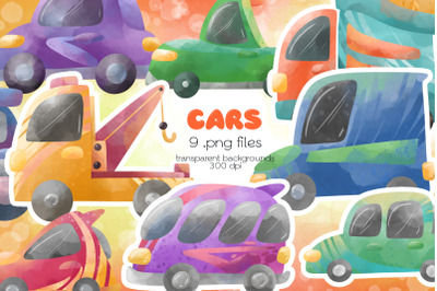 Cars Clipart - PNG Files