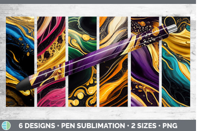 Marble Agate Pen Wraps | Epoxy Sublimation Bundle