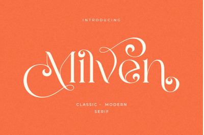 Milven || Modern Classic Serif