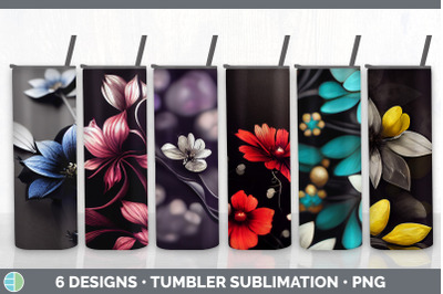 Flowers Tumbler Sublimation Bundle