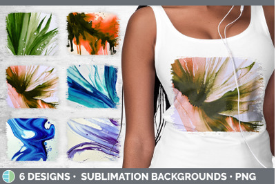 Watercolor Background Distressed Sublimation Background Panel