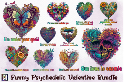 Funny Psychedelic Valentine Bundle