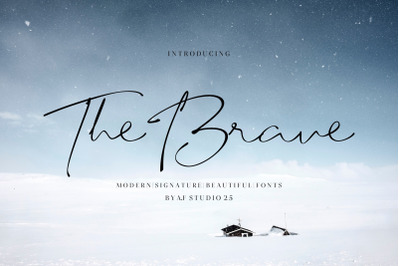 The Brave - Modern Signature Beautiful Font