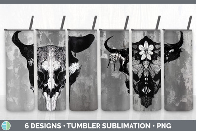 Cow Skull Tumbler Sublimation Bundle