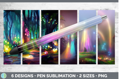 Fairy Forest Pen Wraps | Epoxy Sublimation Bundle