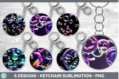 Bubbles Keychain Bundle | Keyring Sublimation Designs