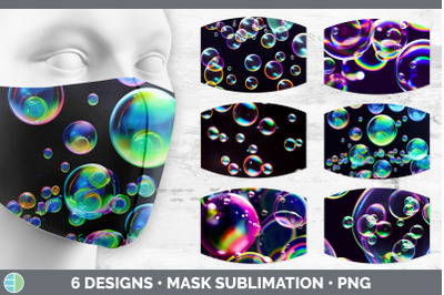 Bubbles Mask | Sublimation Bundle Face Mask Designs