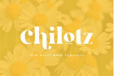 Chilotz | Serif Bold Typeface