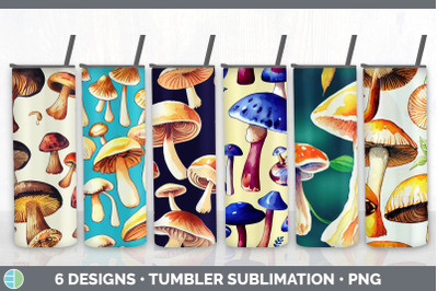 Mushrooms Tumbler Sublimation Bundle