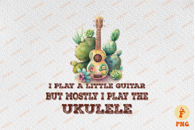 Funny Ukulele Pun Little Guitar