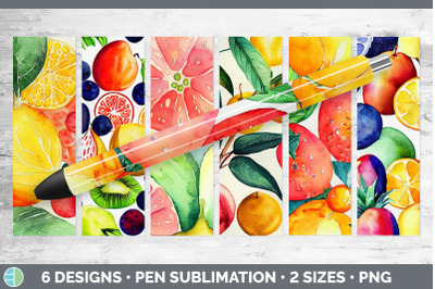 Fruit Pen Wraps | Epoxy Sublimation Bundle