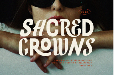 Sacred Crowns - 2 in 1 Display Font