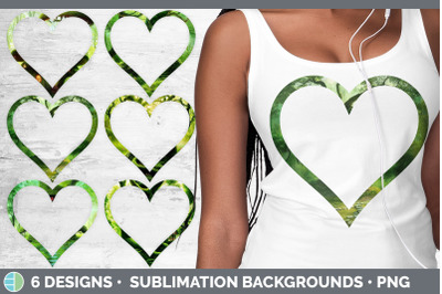 Tree House Heart Frame Clipart | Sublimation Designs